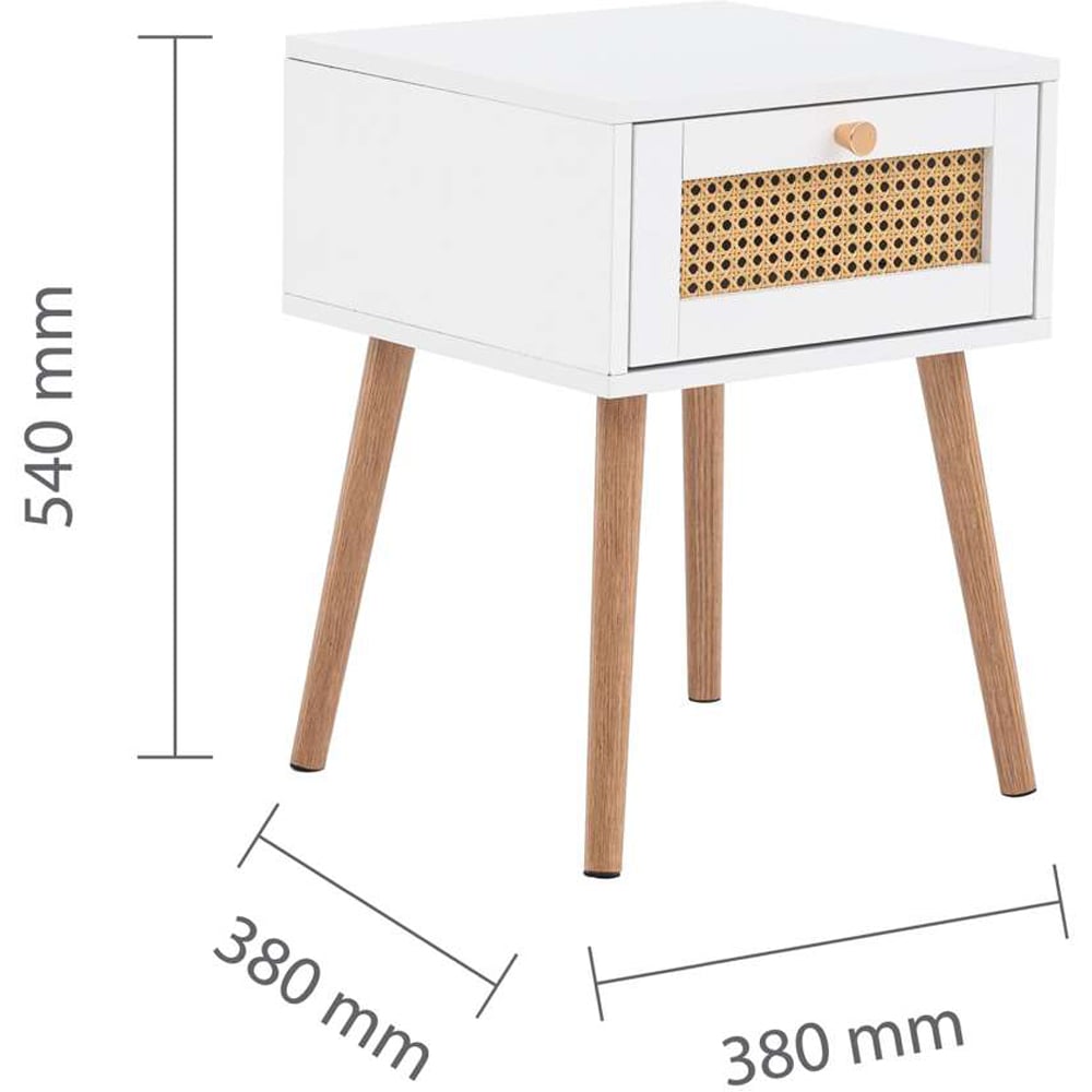 Birlea Croxley White 4 Piece Bedroom Furniture Set Image 8