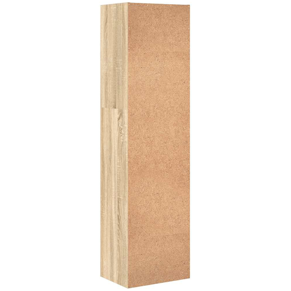 vidaXL 4 Shelf Sonoma Oak Bookcase Image 7