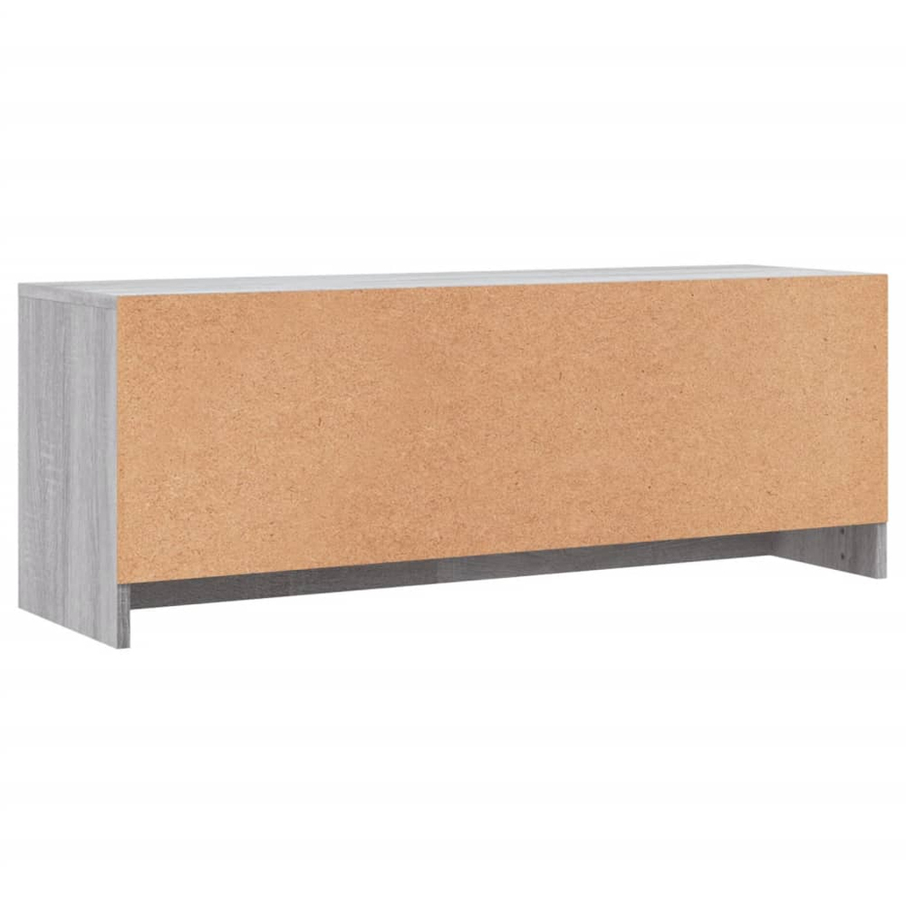 vidaXL 2 Door 2 Shelf Grey Sonoma TV Cabinet Image 8