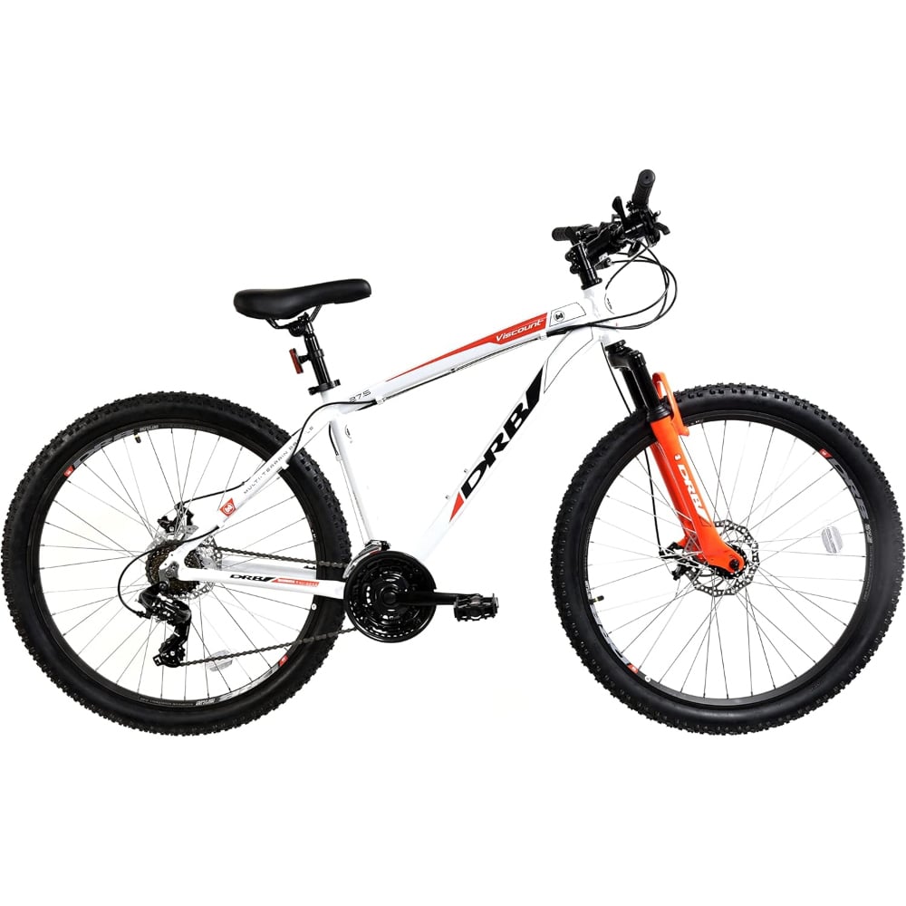 Dallingridge Viscount 27.5 Inch White and Red Hardtail Mountain Bike Image