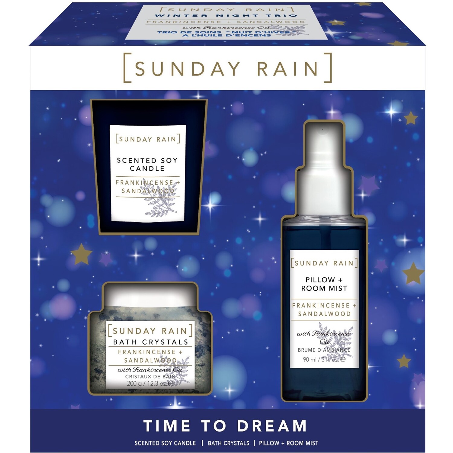 Time to Dream Winter Night Trio - Blue Image