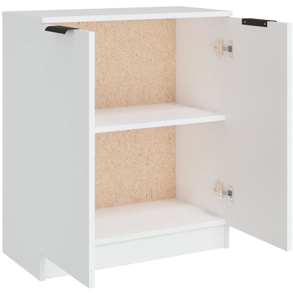 vidaXL 2 Door White Sideboard Image 6