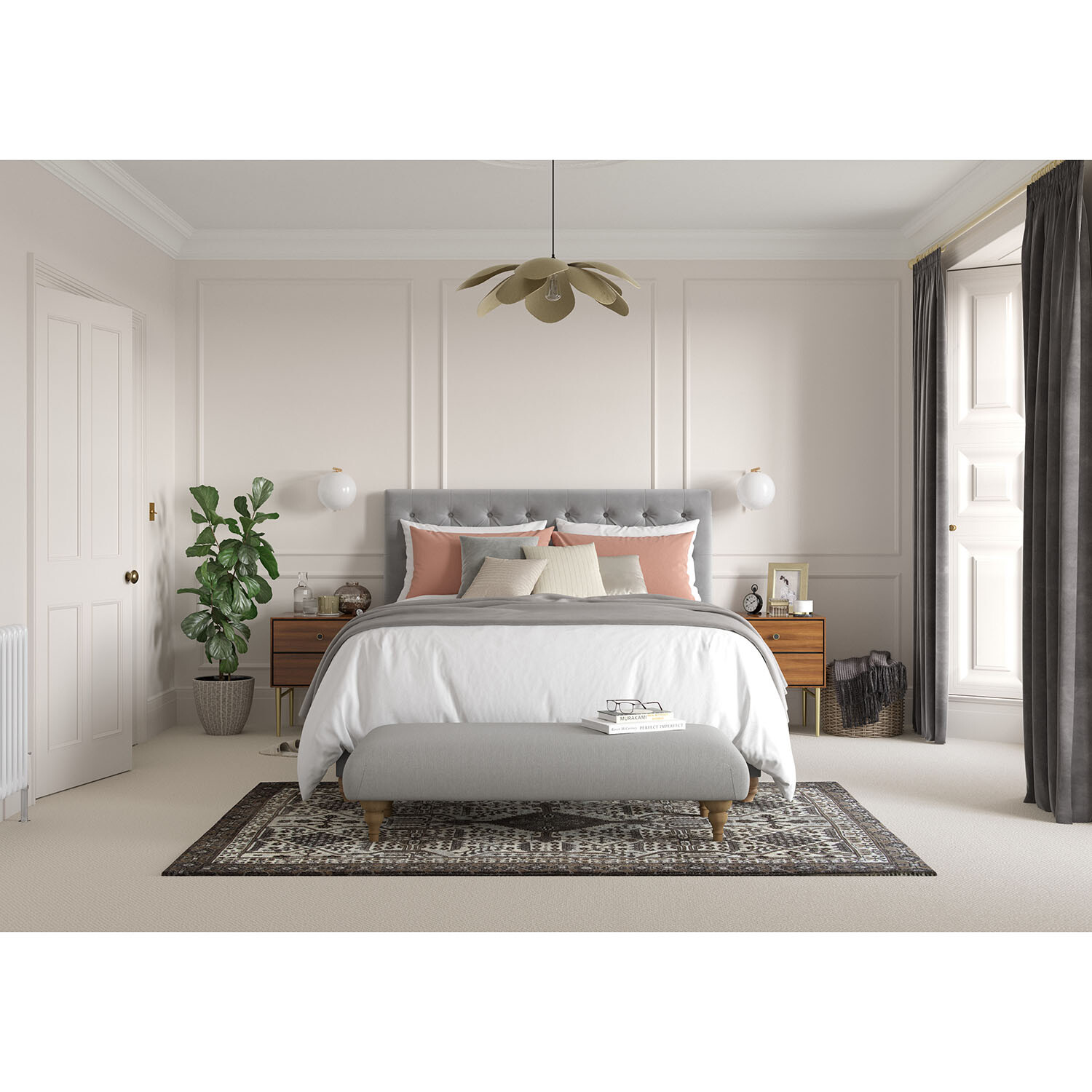Dulux Heritage Walls and Ceilings Pale Nutmeg Velvet Matt Emulsion Paint 2.5L Image 8