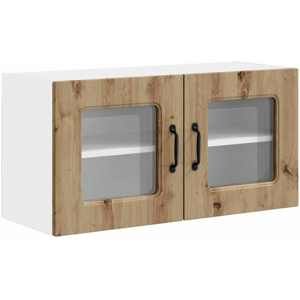 vidaXL Kalmar 2 Door Artisan Oak Wall Kitchen Cabinet Image 2