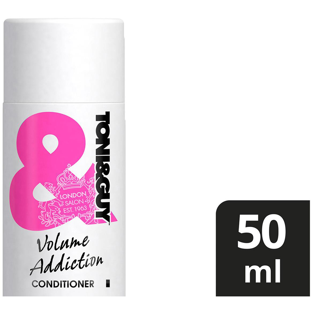 Toni & Guy Volume Addiction Conditioner 50ml 6 Pack Image 2