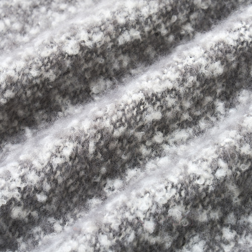 Cloud Touch Aisling Faux Mohair Fringed Graphite Throw 127 x 170cm Image 4