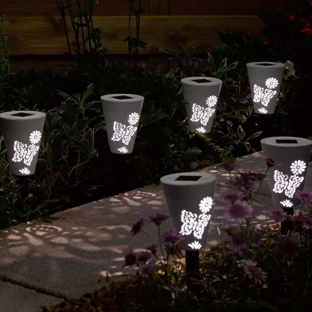 Garden Mile Colour Changing Butterfly Solar LED Stake Light Image 3