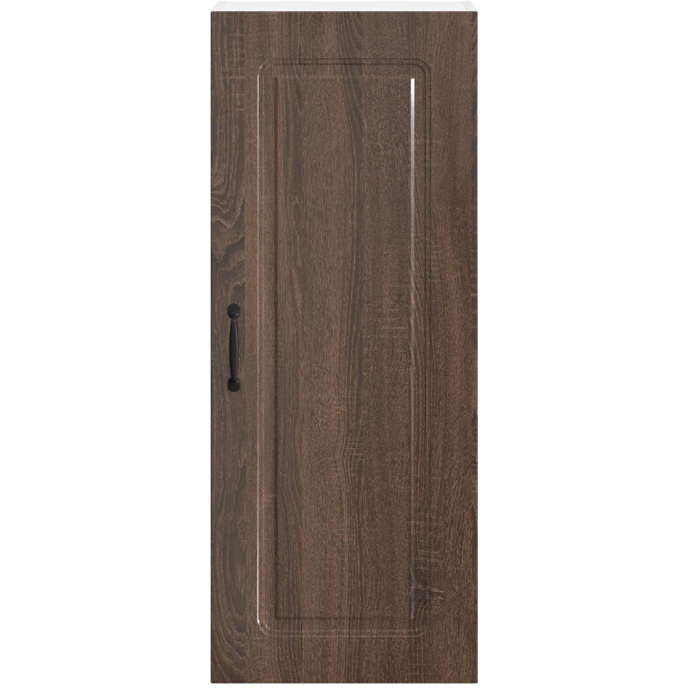 vidaXL Single Door Brown Oak Kitchen Wall Cabinet Image 4
