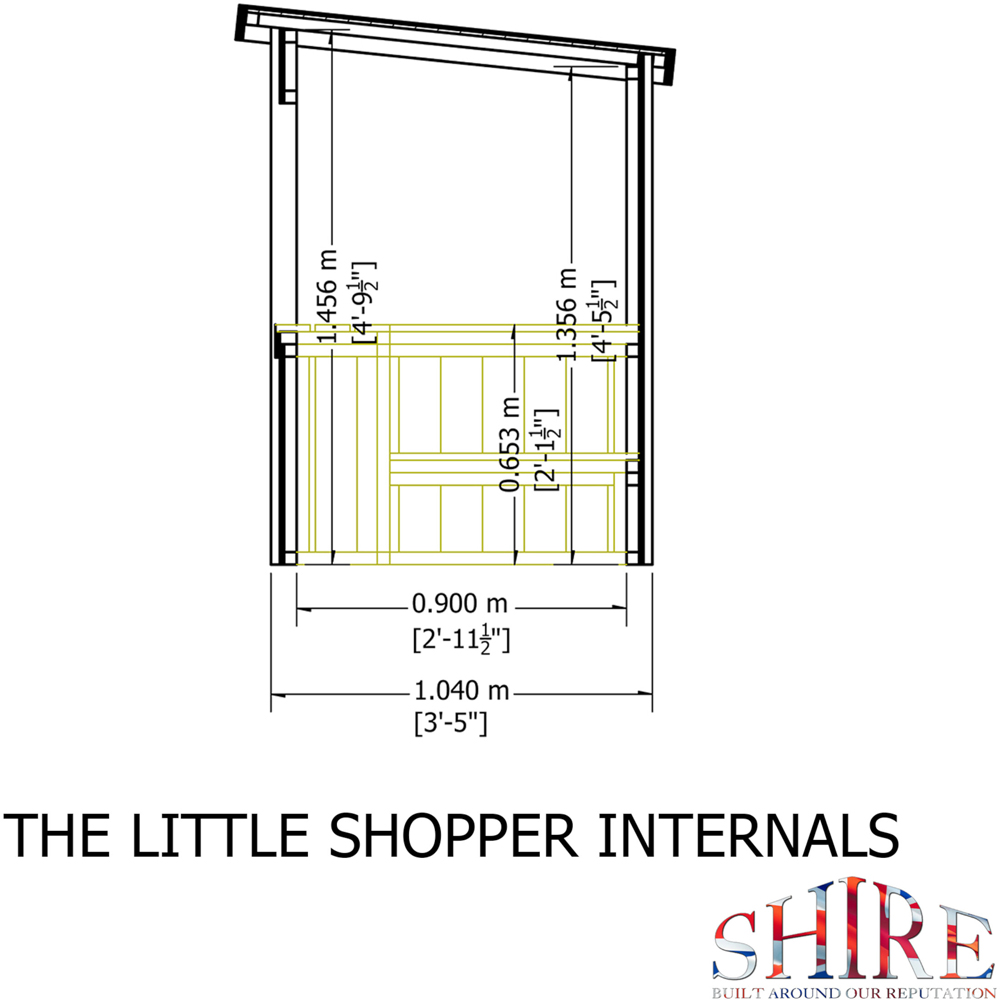 Shire Little Shopper Playhouse 3 x 5ft Image 8