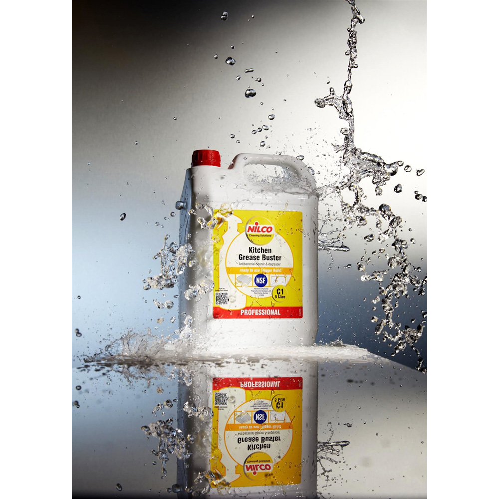 Nilco C1 Heavy Duty Kitchen Grease Buster Degreaser 5L Image 2