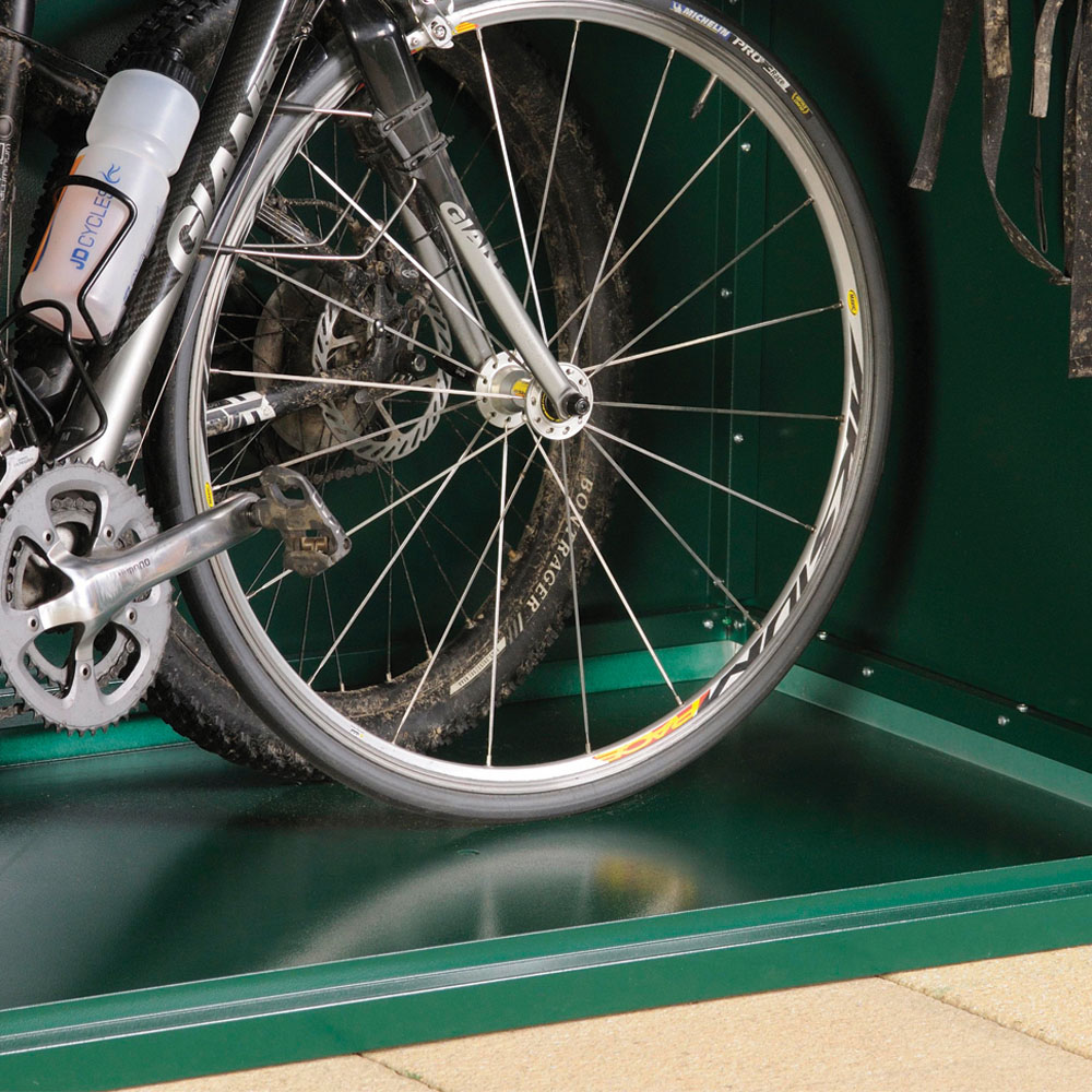 Asgard Annexe Secured by Design 6 x 3ft Double Door Cream Bike Storage Shed Image 9