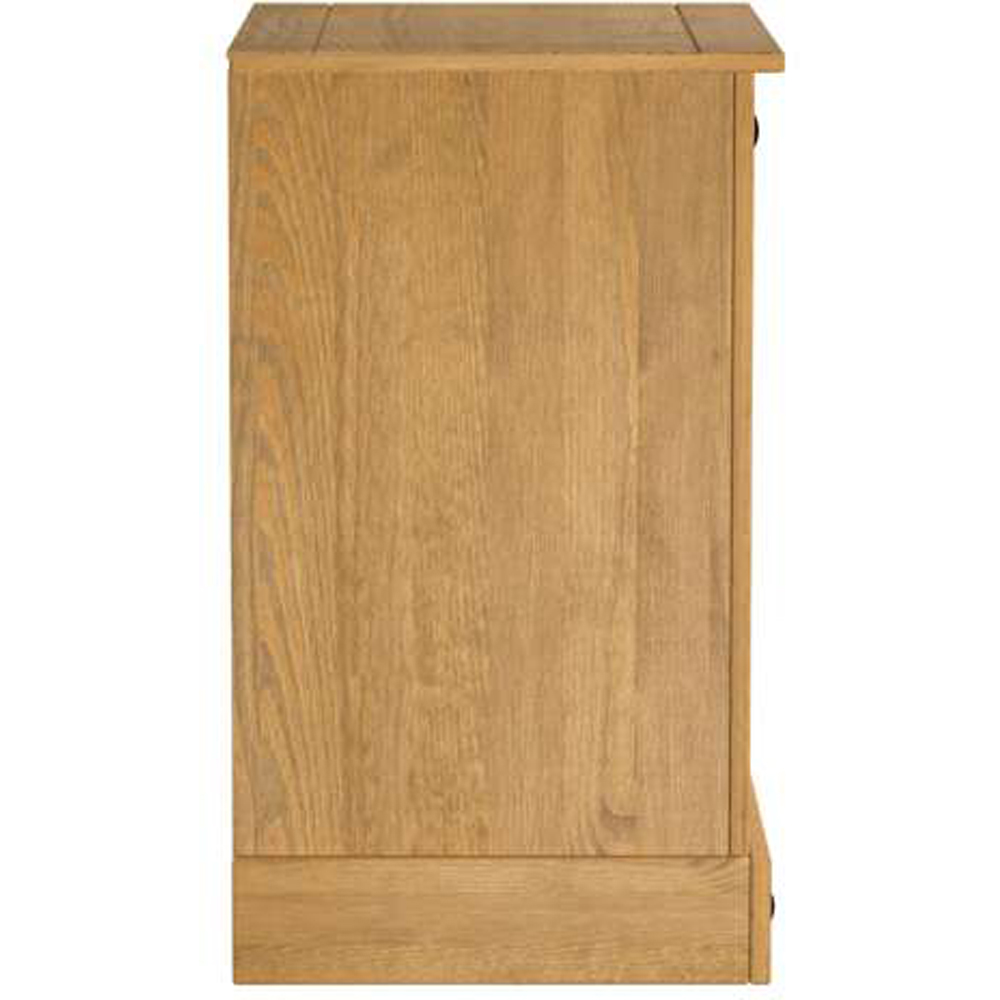 Corona 3 Drawer Large Bedside Table Image 4