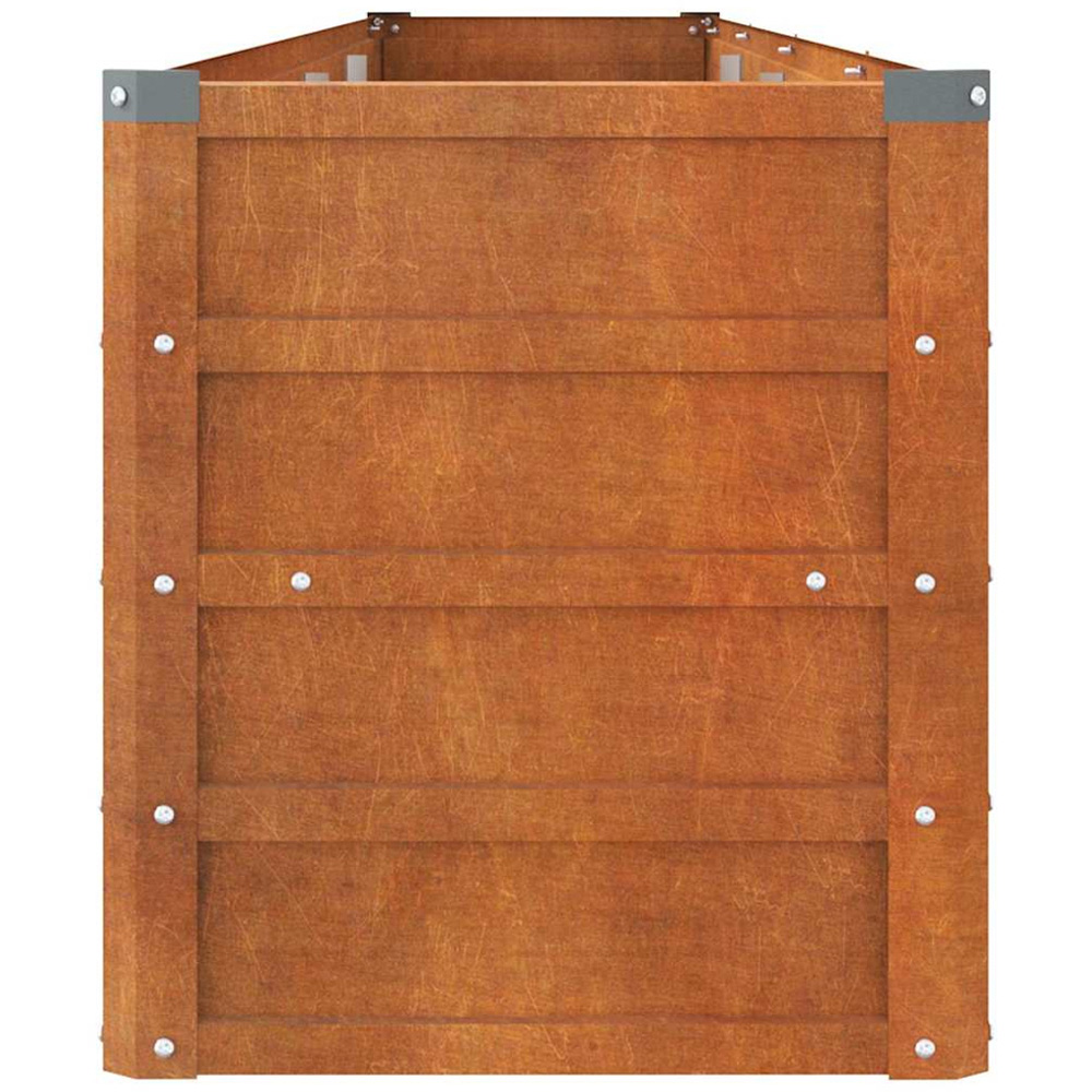 vidaXL Rusty Corten Steel Raised Garden Bed 320 x 40 x 45cm Image 4