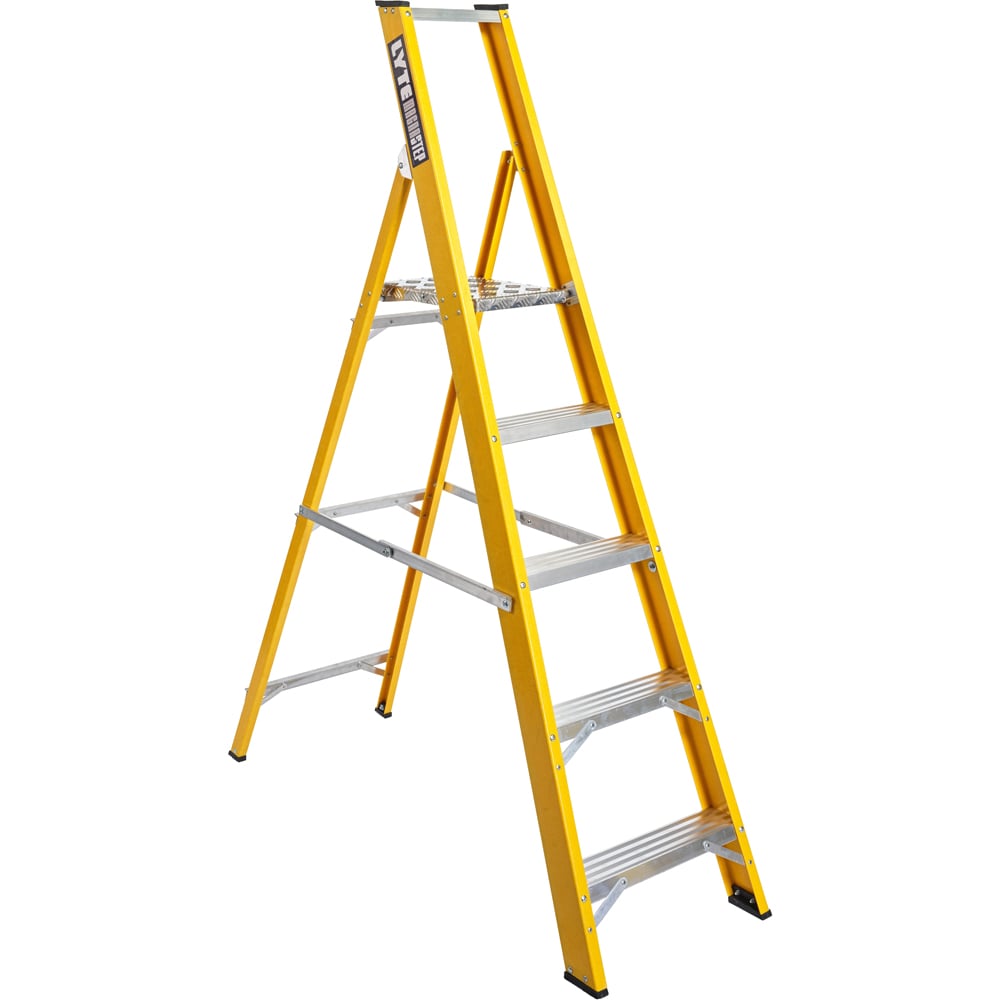 Lyte Ladders and Towers MagnaStep 5 Tread Glassfibre Platform Step Ladder Image 1