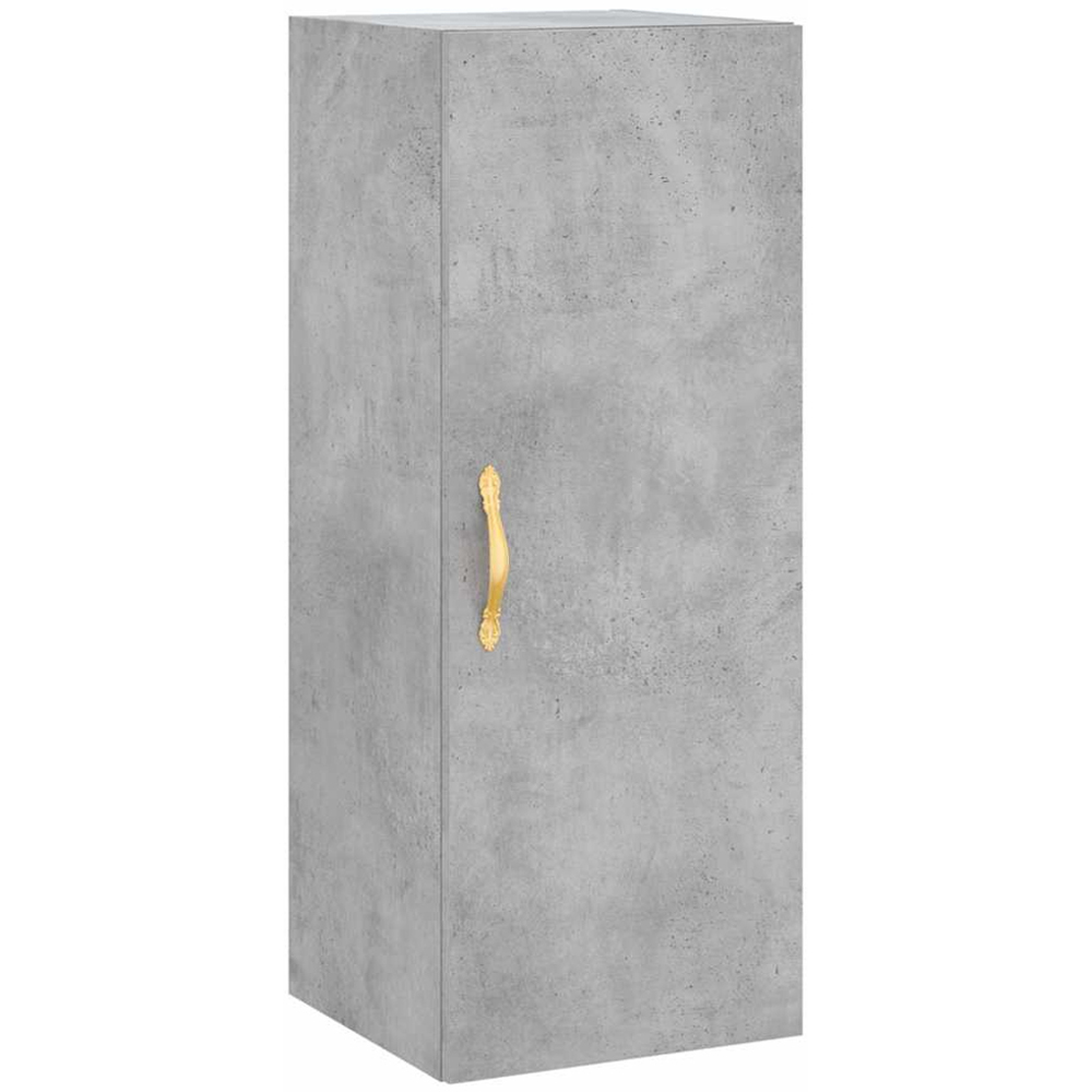vidaXL 2 Door Concrete Grey Highboard Image 5