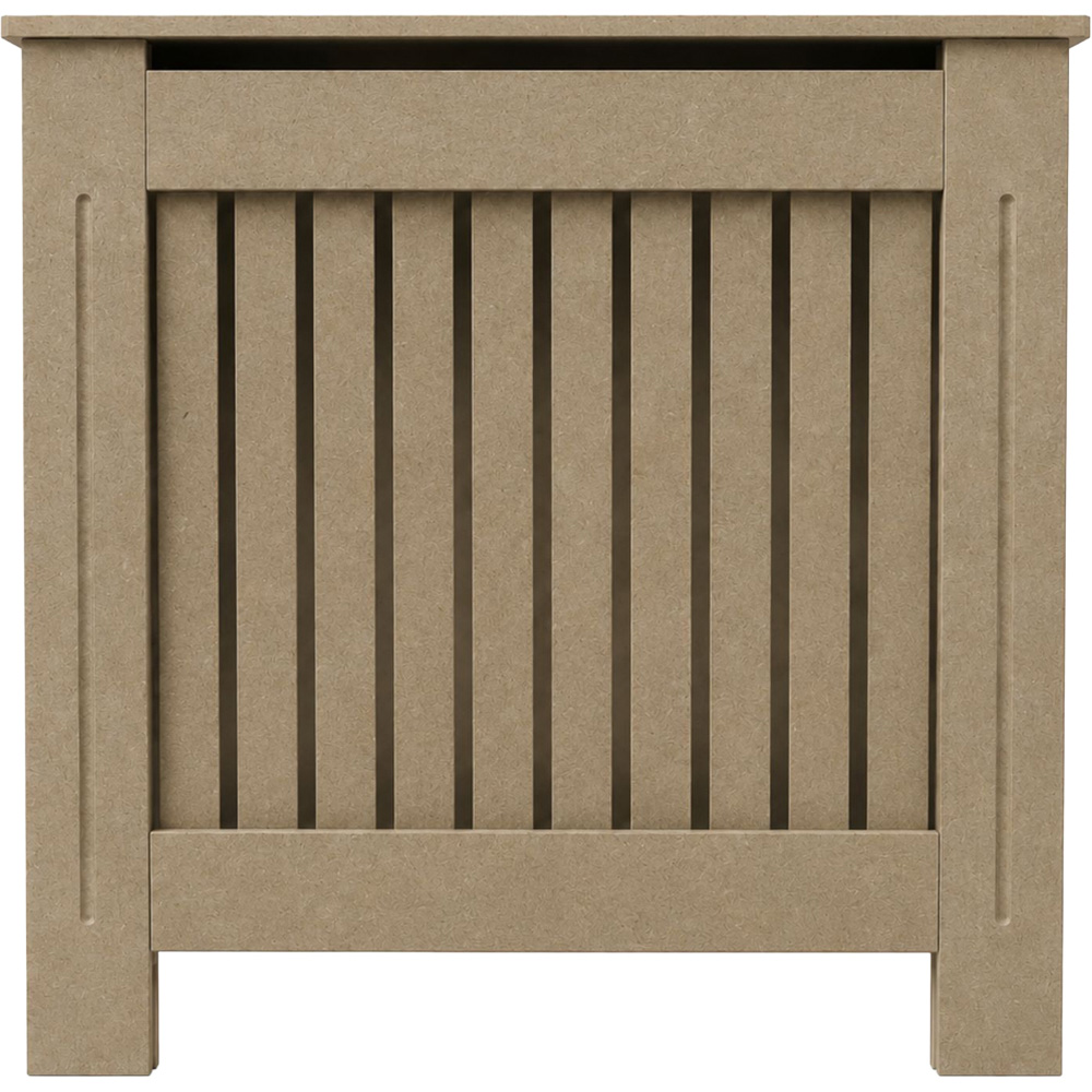 Caecus Unfinished Vertical Slat Radiator Cover 815 x 780 x 190mm Image