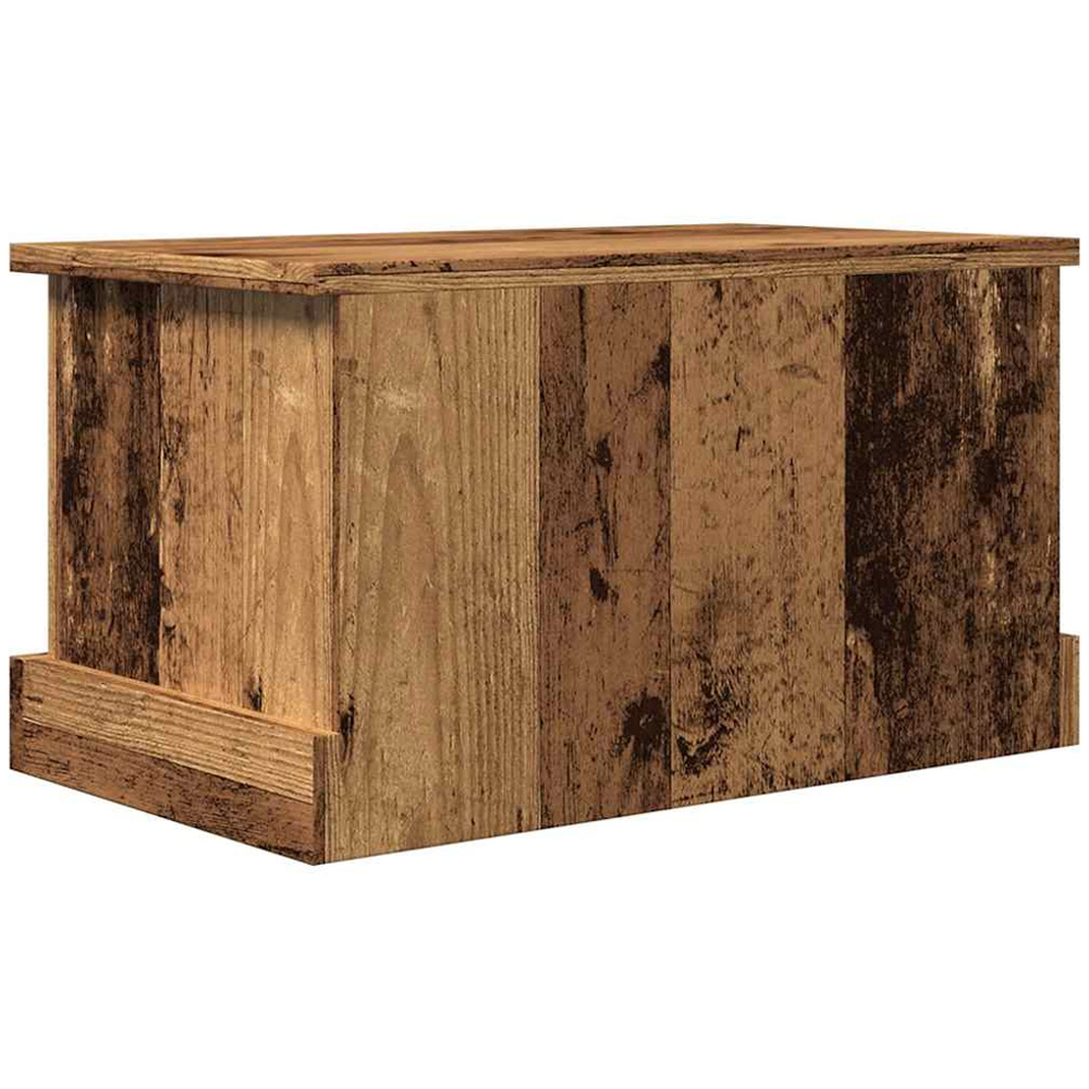 vidaXL Artisan Oak Storage Box with Lift Top Lid Image 8