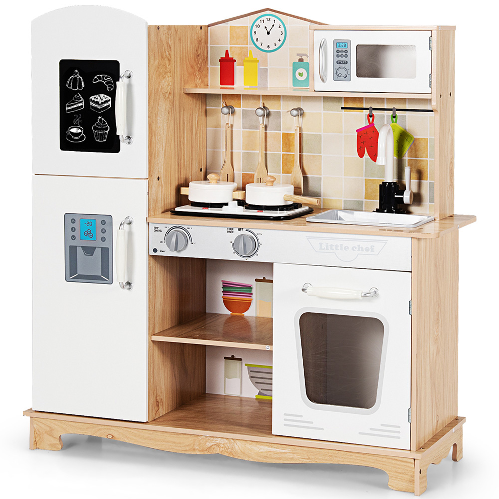 Costway Wooden Pretend Kitchen Playset Image 3