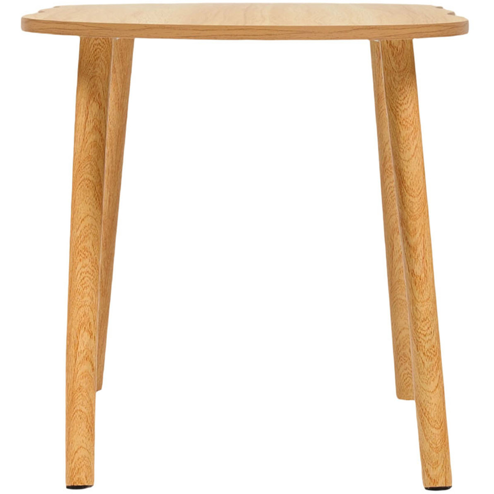 Living and Home Natural Wood Caterpillar Coffee Table with Pine Legs Image 3