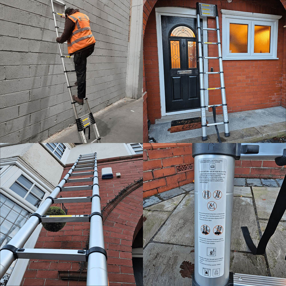 Samuel Alexander Aluminium Multi-Position Foldable Telescopic Loft Ladder 4.7m Image 3