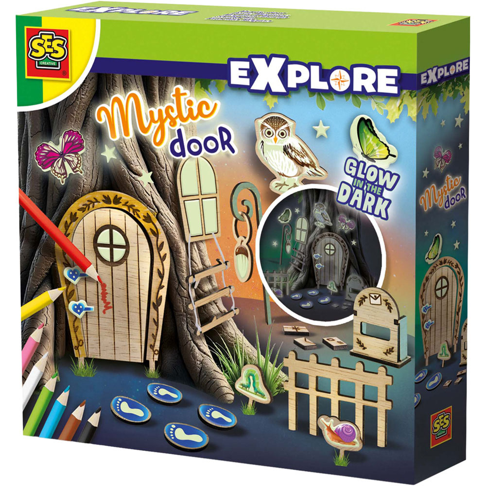 SES Creative Explore Glow In The Dark Mystic Door Image 1