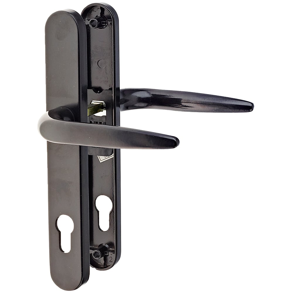 Crystal uPVC Triple Glazed Door Half Glass Half panel Left hand Grey White Clear Glass 890x2090mm Image 6