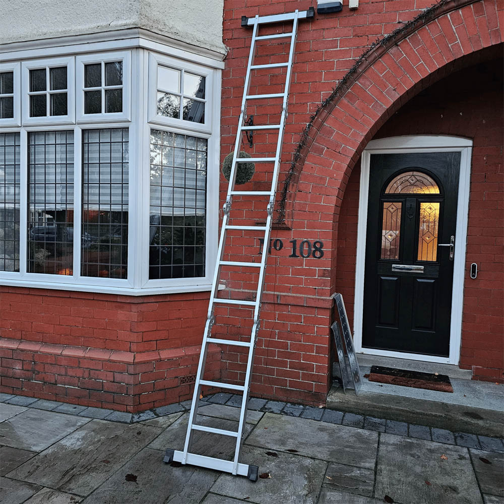Samuel Alexander Aluminium Multi-Position Foldable Work Platform Ladder 3.46m Image 6