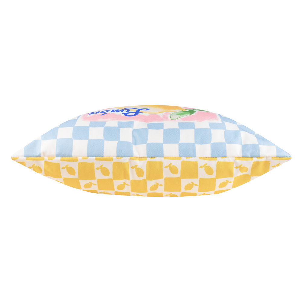 Furn Mediterranean Blue Limon Reversible Cushion 45 x 45cm Image 4
