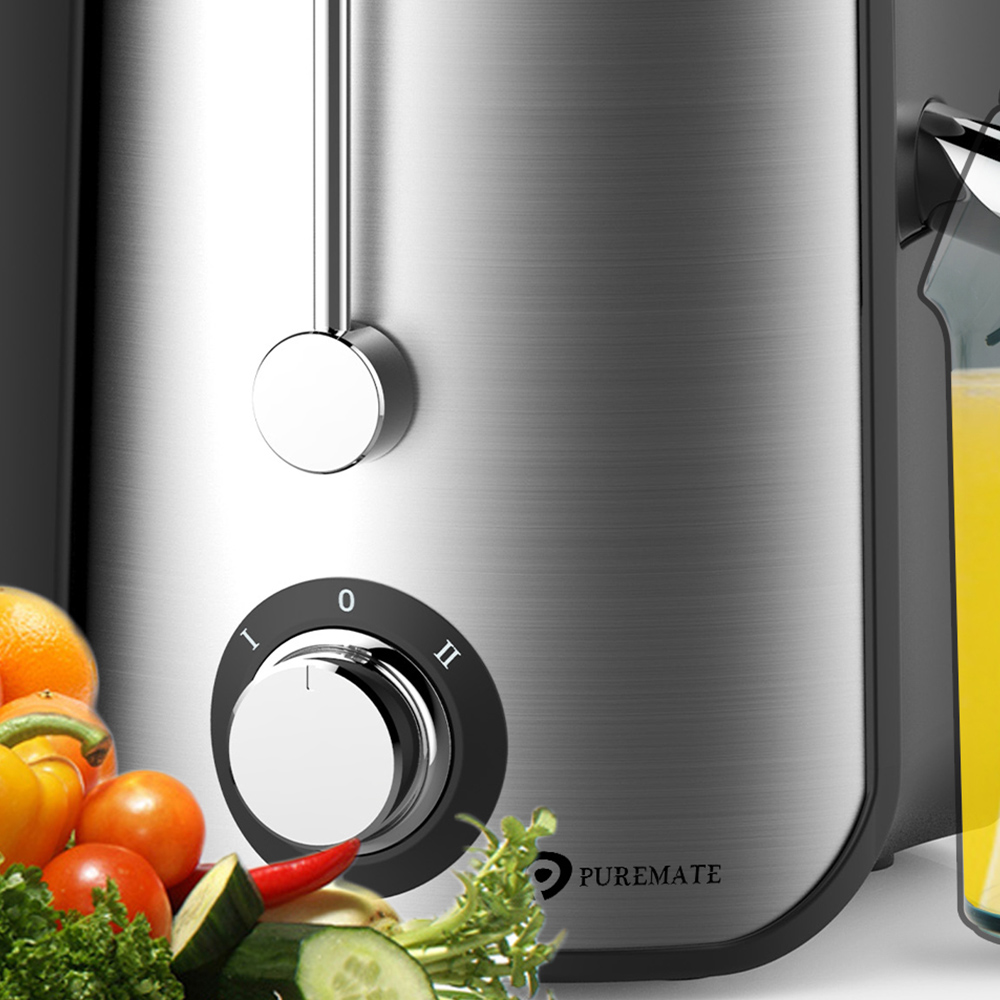 PureMate NaturoPure Silver Juicer for Fruits and Vegetables 600W Image 3