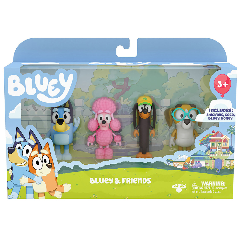 Single Bluey 4 Figure Playset in Assorted styles Image 4