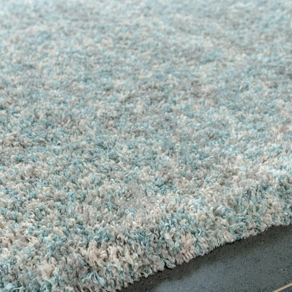 Kukoon Kinsale Blue Multicolour Shaggy Mottled Rug 80 x 150cm Image 3