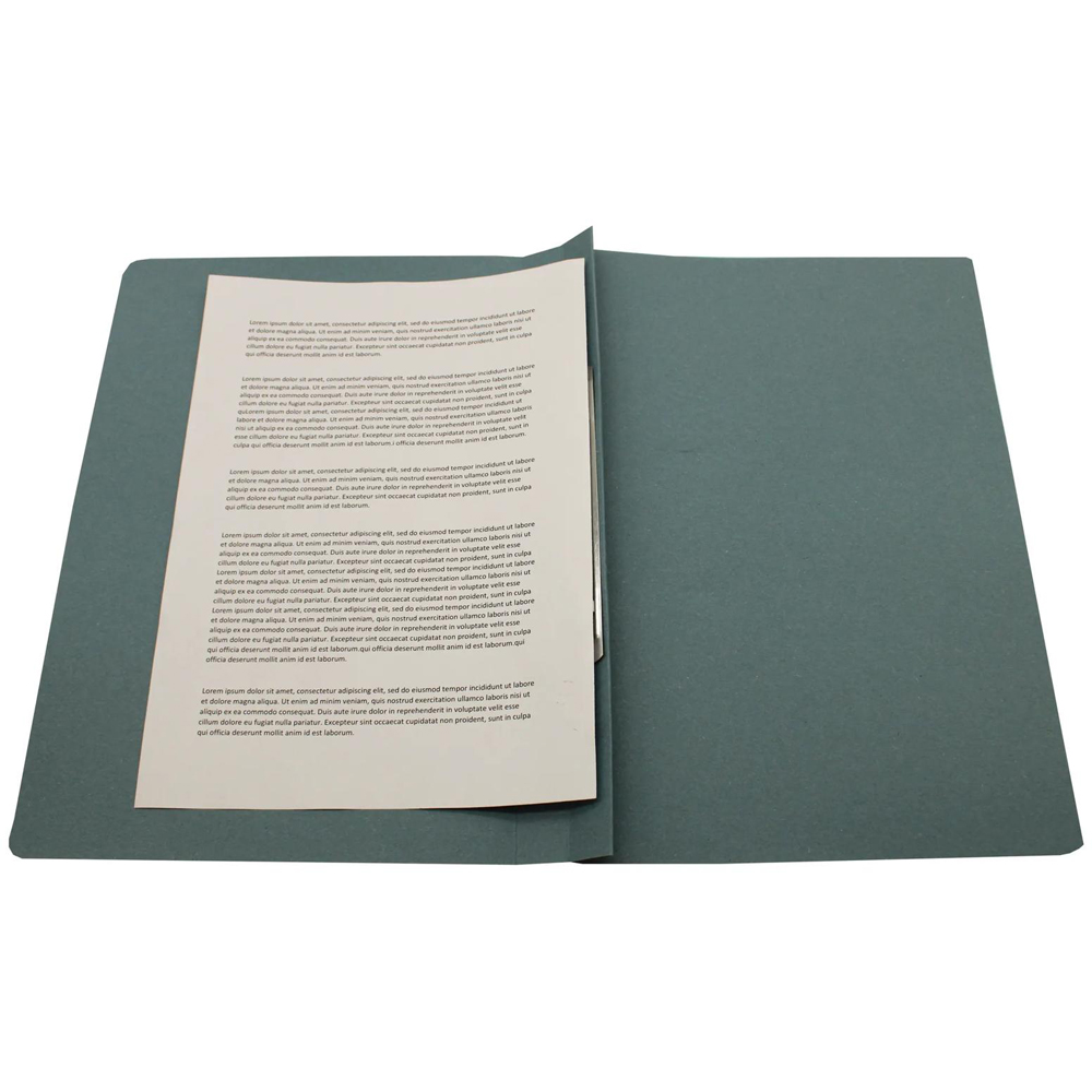 Exacompta 285gsm Blue Foolscap Spiral Files 25 Pack Image 3