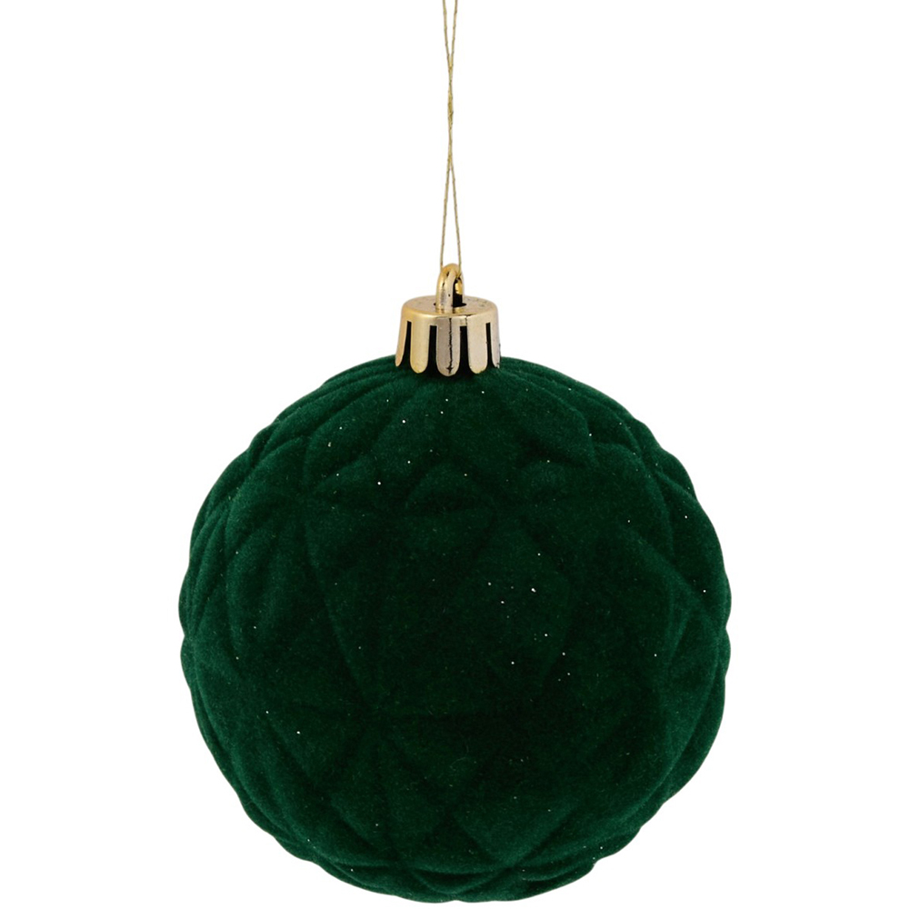 Pack of 16 Amber Charm Festive Baubles Image 8