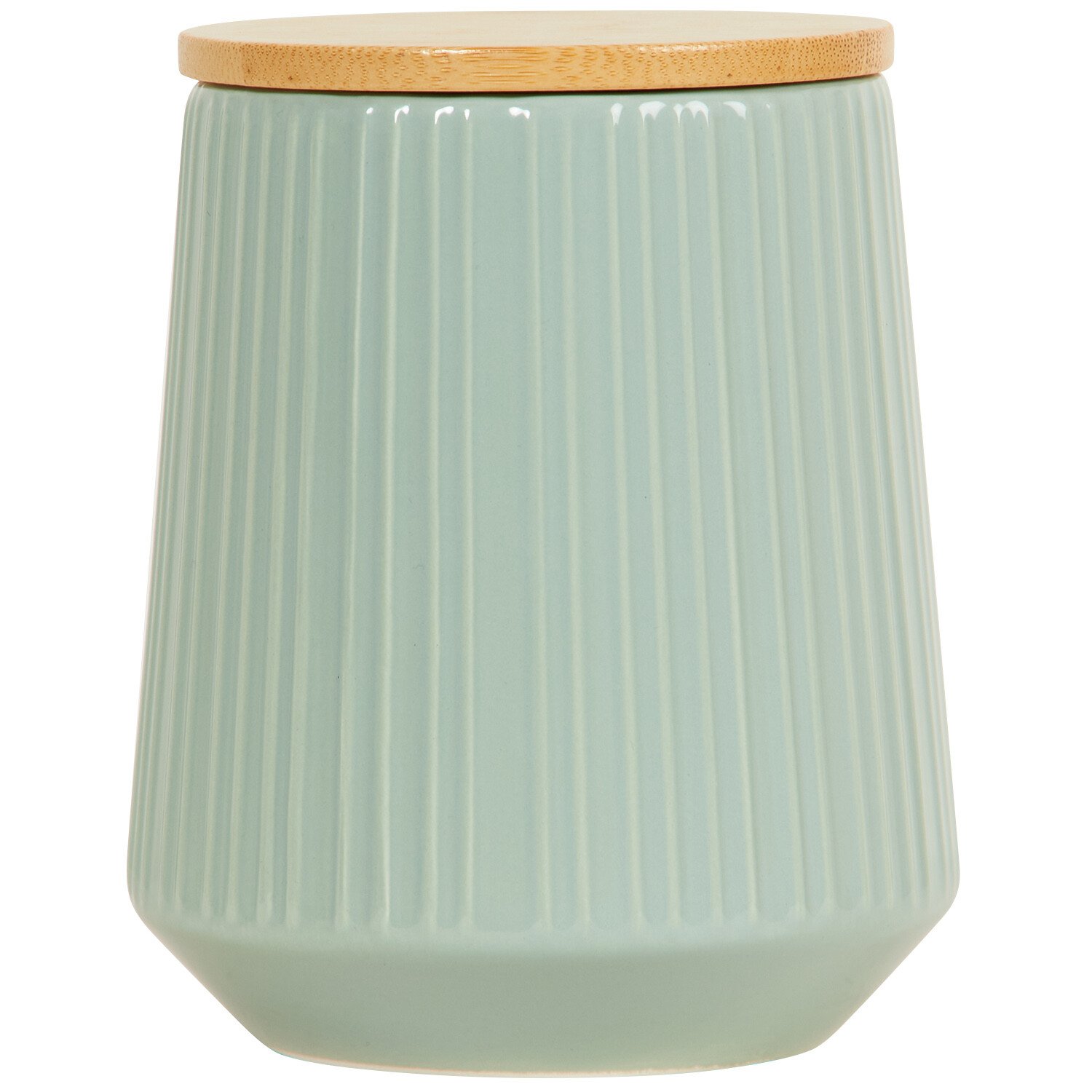 Large Conical Base Canister - Grey Image 1