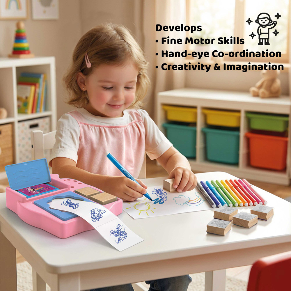 Multiprint Disney Junior Minnie Kids Sticker Machine Set Image 3