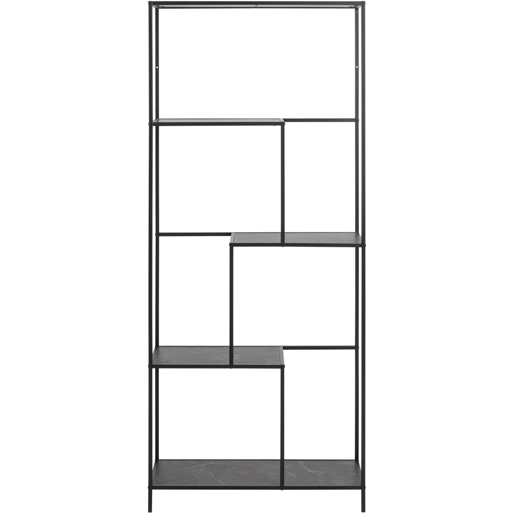 Florence Infinity 4 Shelf Black Bookcase Image 3