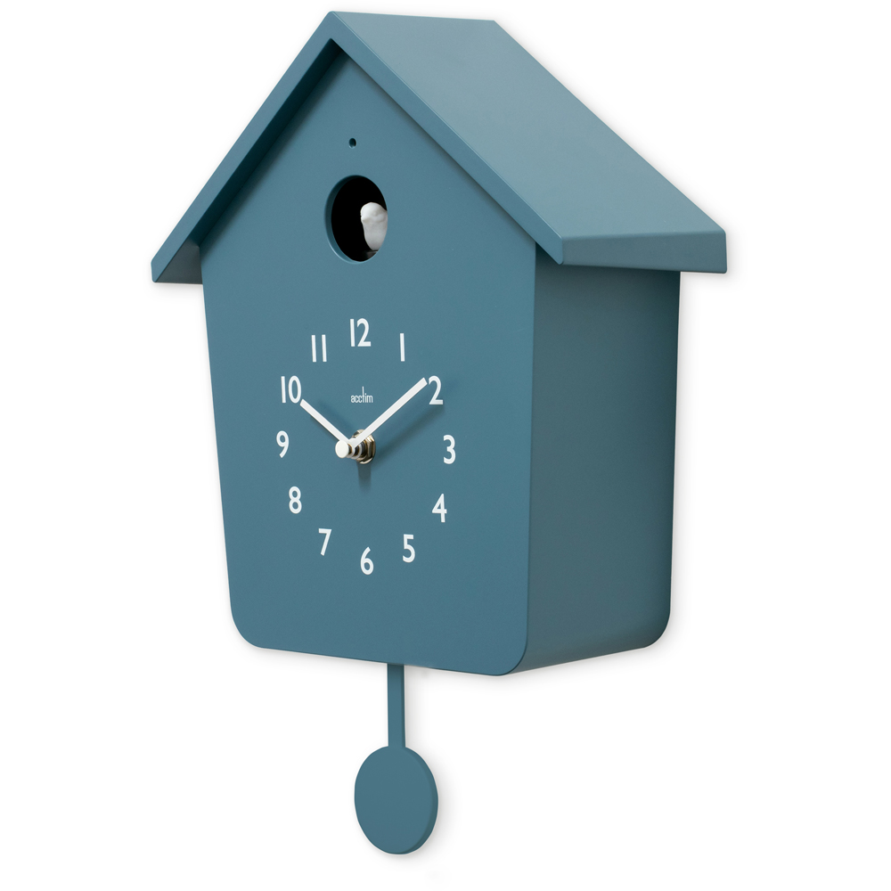 Acctim Casper Lagoon Lighted Pendulum Cuckoo Wall Clock 34cm Image 4