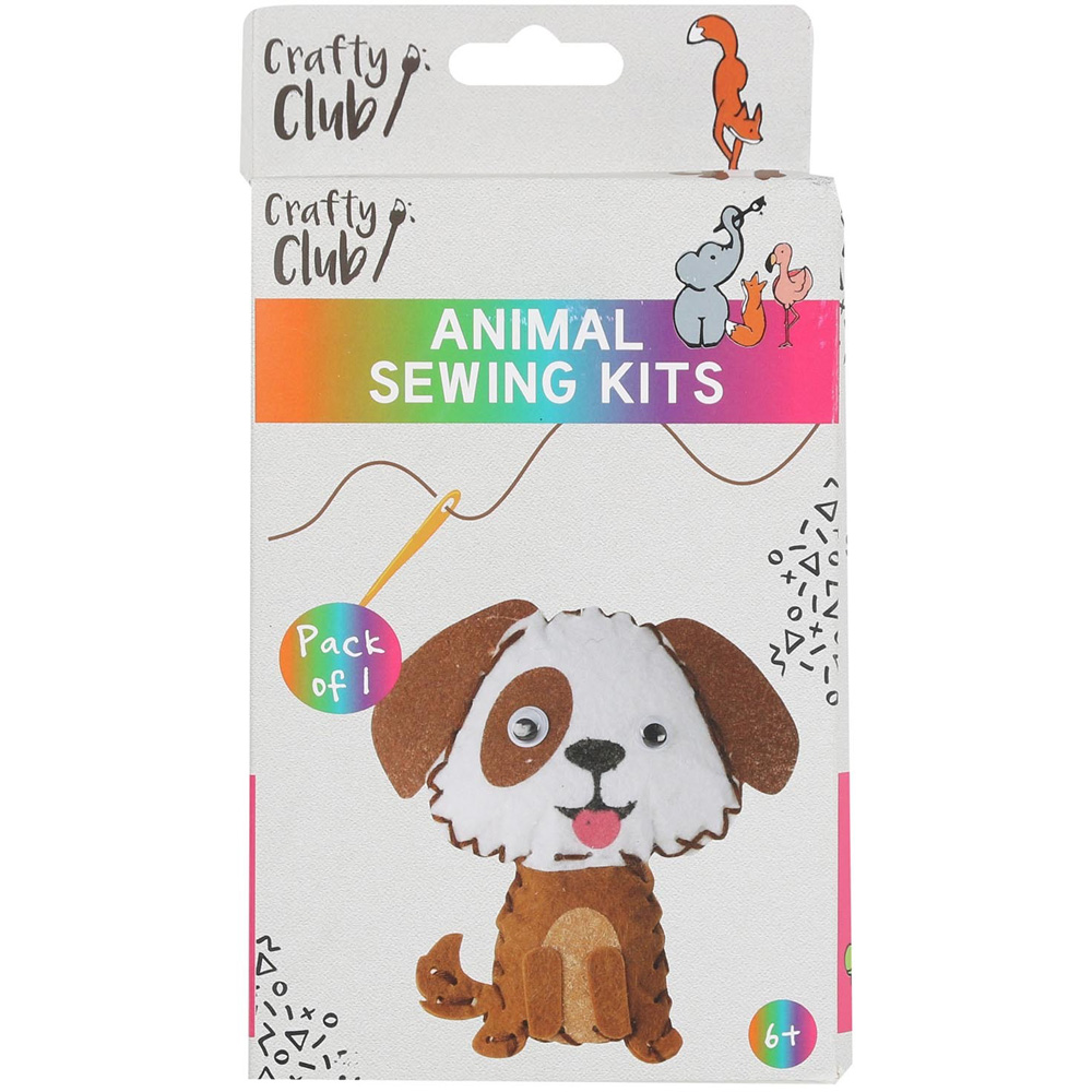 Crafty Club Animal Sewing Kits - White Image 1
