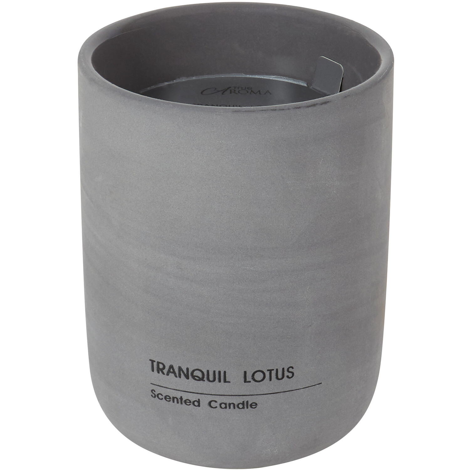 Tranquil Lotus Candle - Grey Image 2