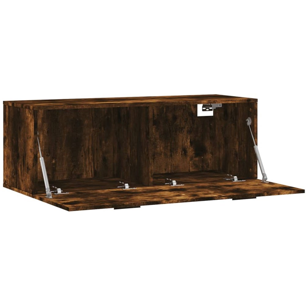 vidaXL 2 Door Smoked Oak Wall Cabinet Image 6