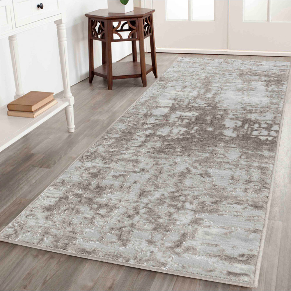 Desire Rugs Serenity Stone Abstract Lines Rug 80 x 150cm Image 4