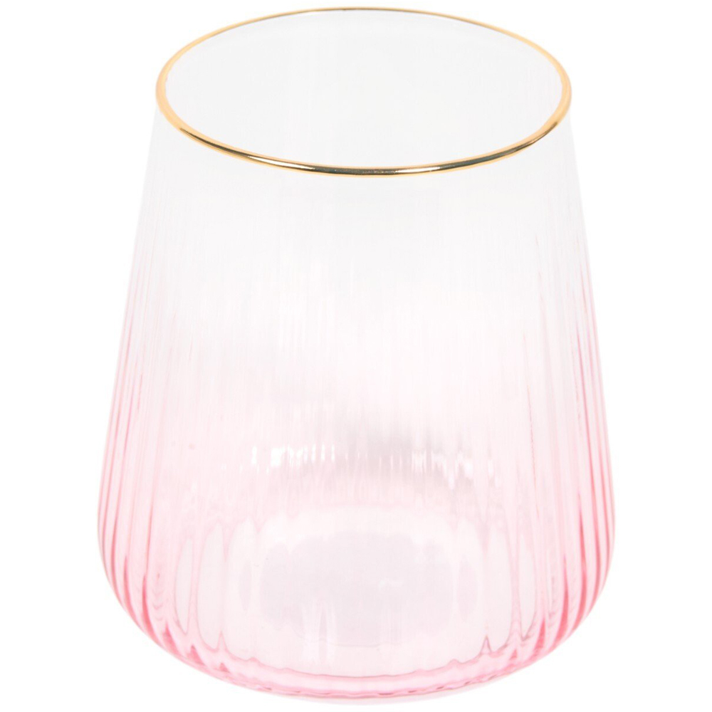 Ombre Tumbler Glass Pink Image 3