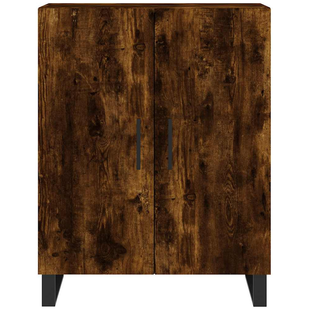 vidaXL 2 Door Smoked Oak Sideboard Image 5