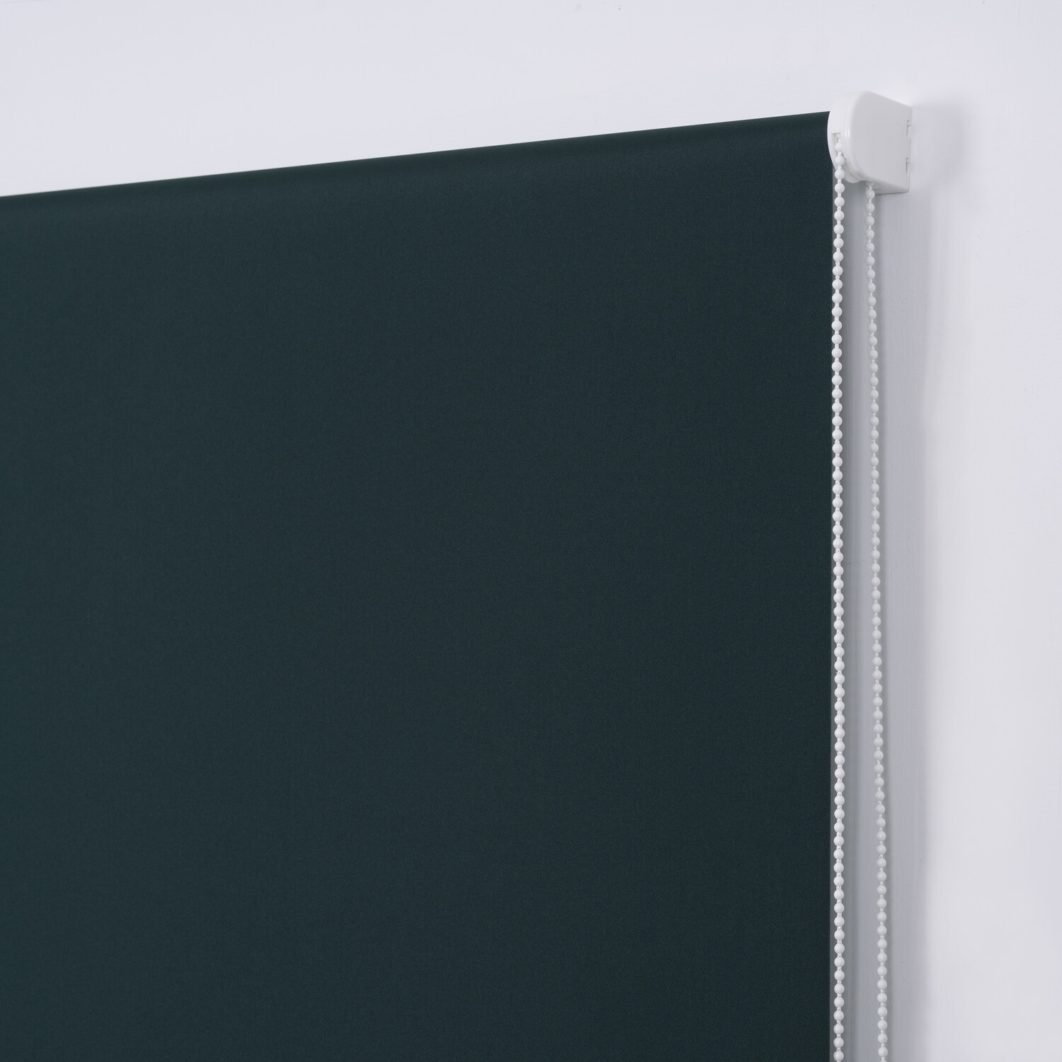 Plain Blackout Blinds Dark Green 90cm Image 4