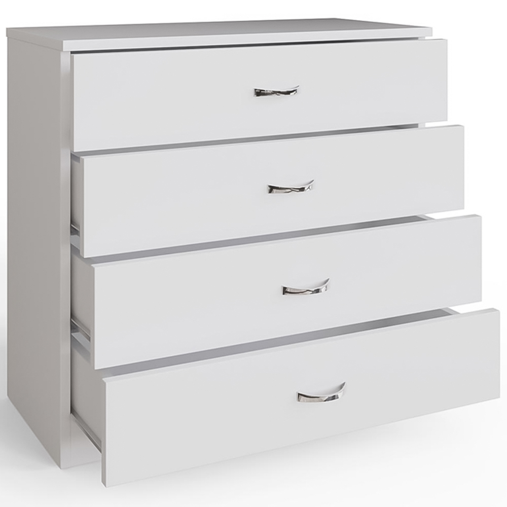 FWStyle Promo White 3 Piece Modern Bedroom Furniture Set Image 2