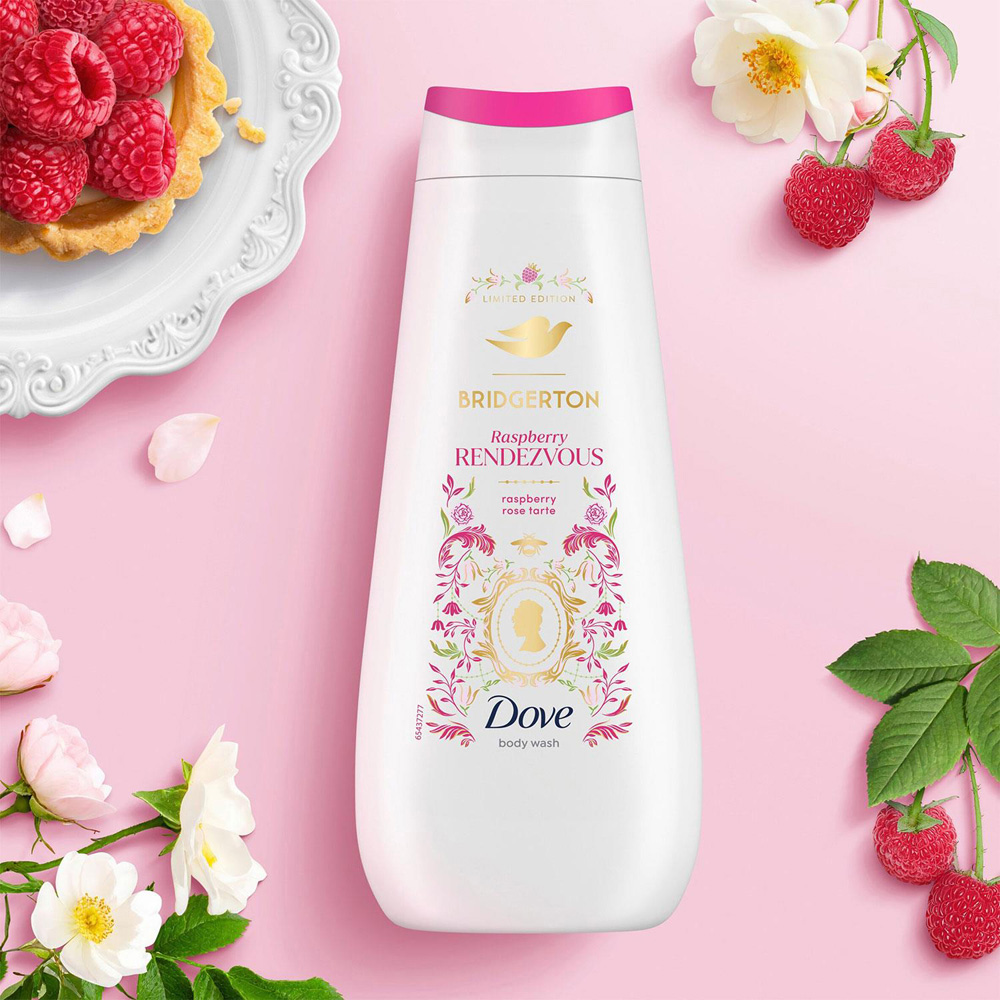 Dove Limited Edition Bridgerton Raspberry Moisturising Body Wash 400ml 6 Pack Image 8