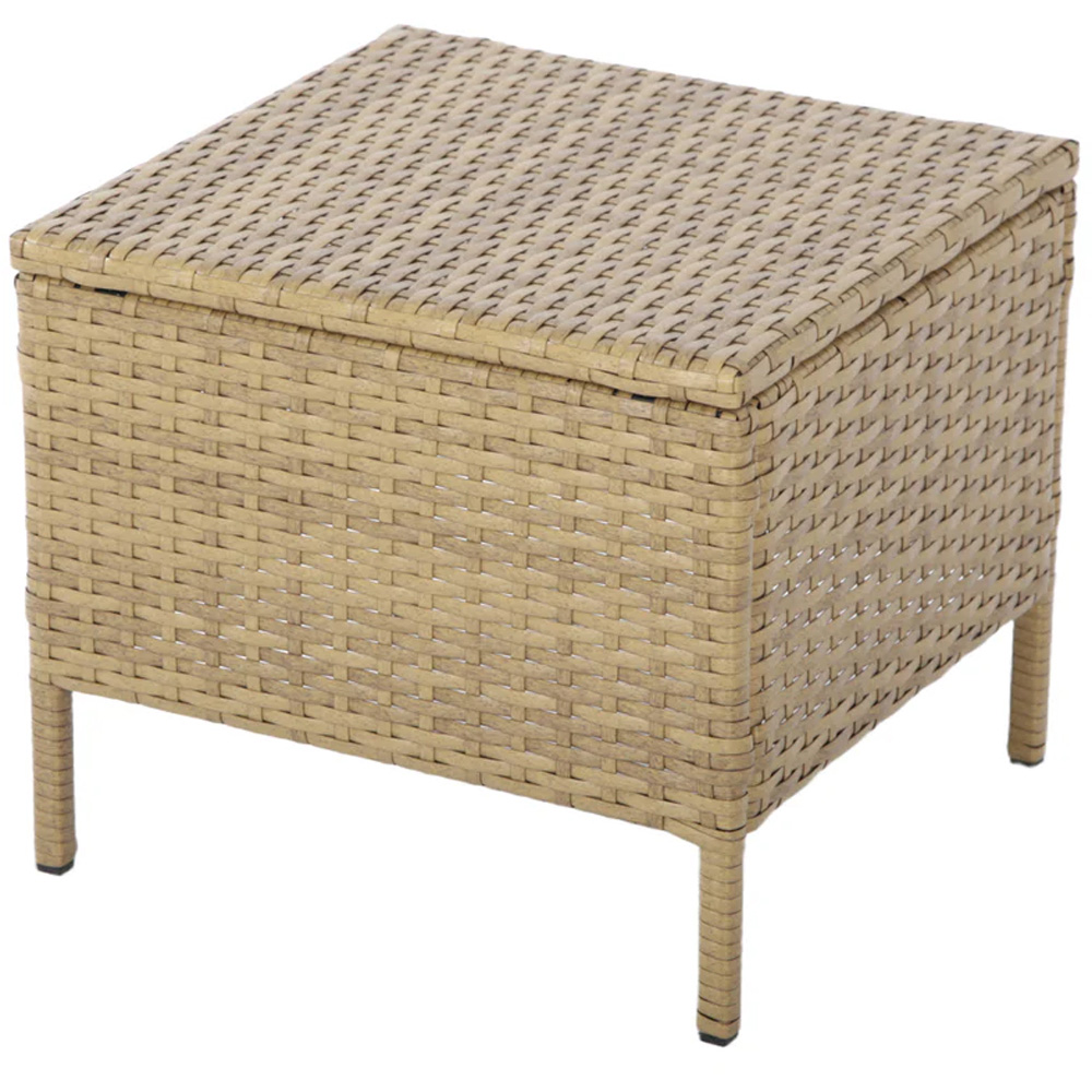 HGD Thalia 8 Seater Brown Rattan Garden Corner Dining Sofa Set with Plywood Table Image 6