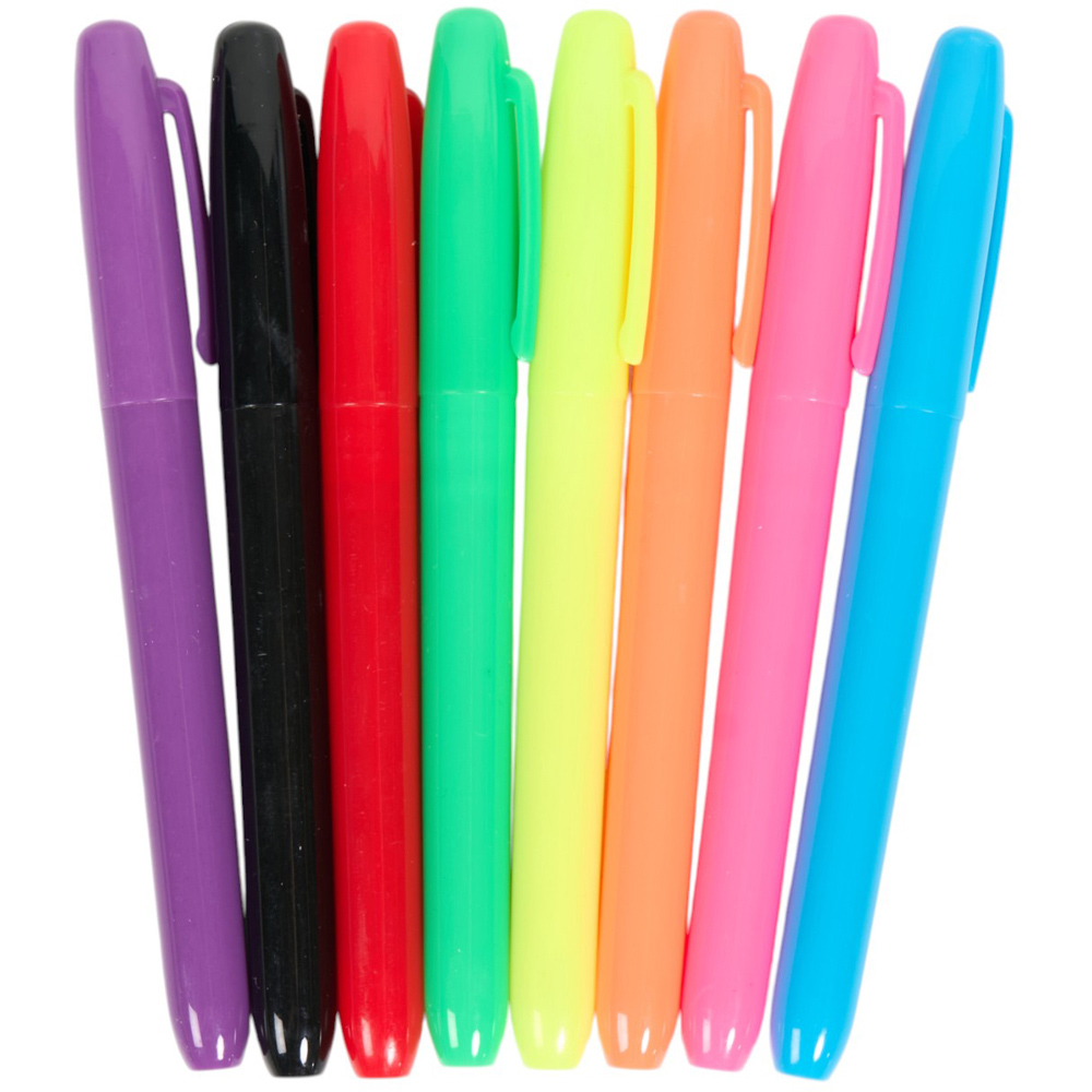 idoodle Essentials Neon Permanent Marker 8 Pack Image 2