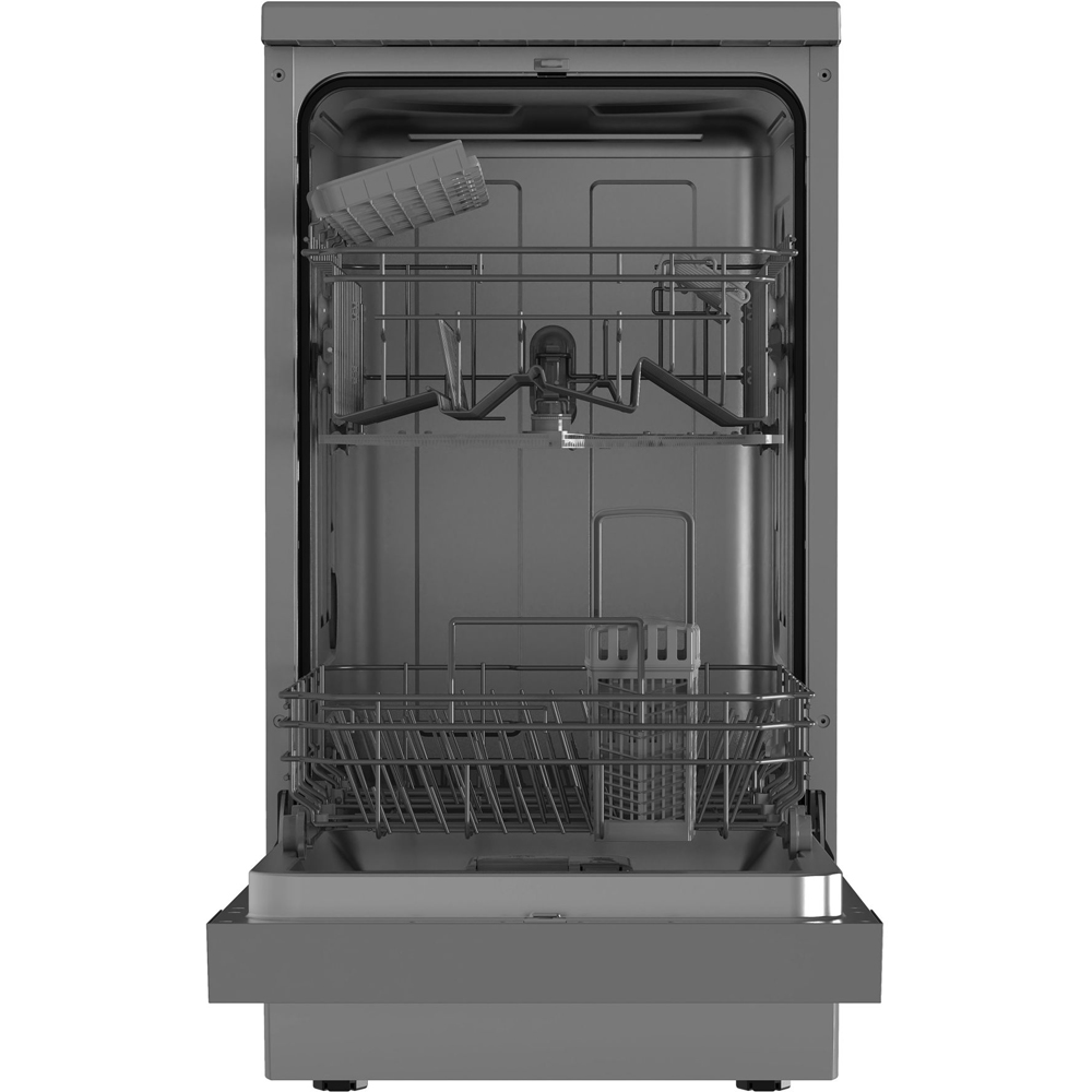 Midea MDWEF1034DXD Silver 10 Place Slim Freestanding Dishwasher Image 4