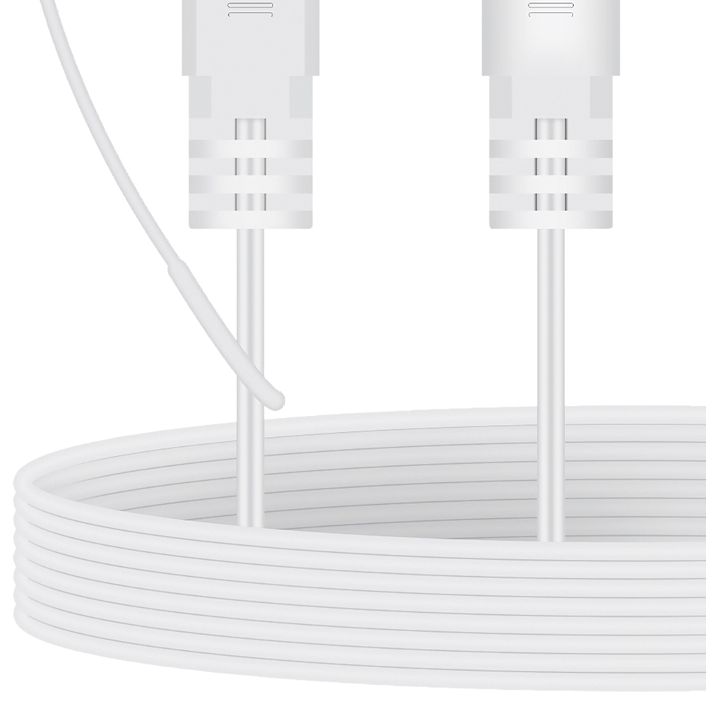 Xmas Haus White Male to Female Extension Cable 10m Image 3